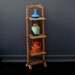 Antique Wood Dessert Tray - Vintage Dessert Stand - Dessert Plate - Towel Holder