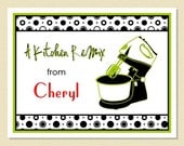 Fun Kitchen Remix - Personalized Recipe / Note Cards (10 Folded)