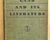 Vintage Book - "Our Land and Its Literature" by Orton Lowe - American Literature