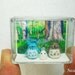 Micro Woodland Totoro and Friends - Mini Tiny Dollhouse Miniature Rabbits - Set of 3 Totoros - Made To Order