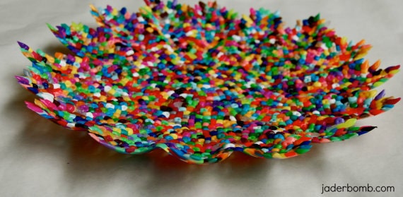 Homemade Perler Bead Fruit Bowl