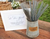 Wedding Sparkler Send Off Sign Featured on www.StyleMePretty.com