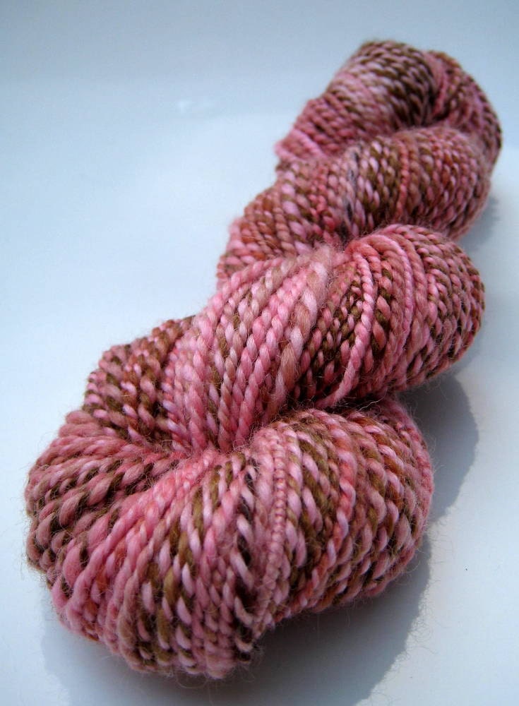 SALE - 100% Wool Handspun Yarn - 105 yards