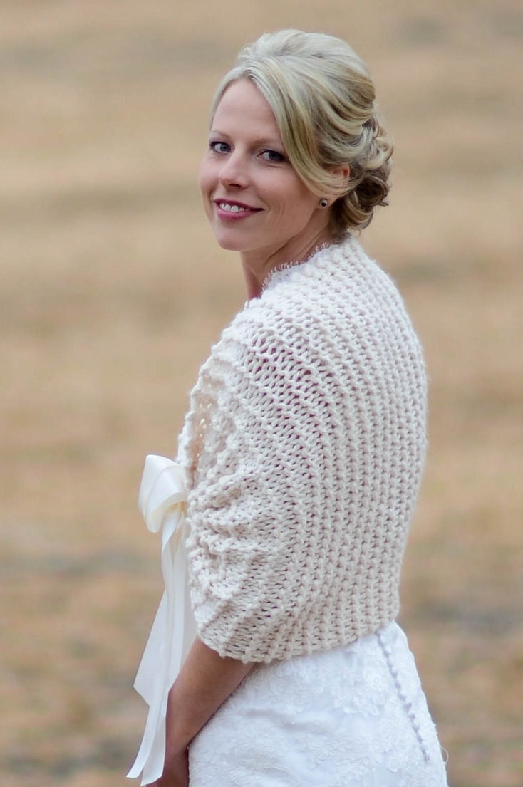 Bride Bolero / Bridal Shawl / Wedding Shawl/Bridal Cape/Shrug/Bolero/ Ivory Shawl