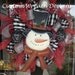 Snowman Wreath with LED Lights