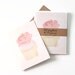 Yummy Cupcake Card Set of 6 - Celebration, Congratulations, or Birthday Illustrated Note Card