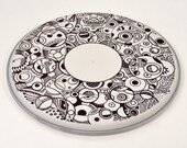 Modified Snare Drum Head Number 9 - Playable, Hittable, Original, Functional Art