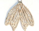 Demeter Two Wings Necklace - Recycled Sterling Silver