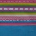 Vintage bright stripe fabric last yard