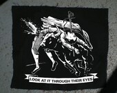 Bullfighter gets gored animal rights vegan patch