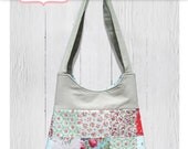 The Rosie patchwork handbag purse bag PDF sewing pattern - Instant Download