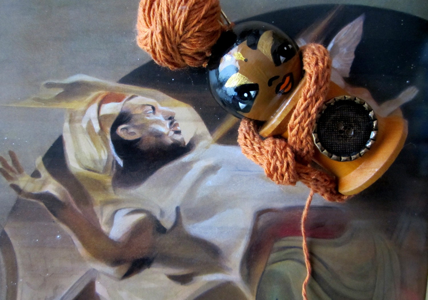 Bejeweled Bhaanu: Spool Knitter, Knitting Nancy