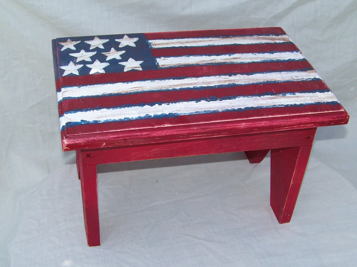 hand painted benches