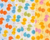 Half Yard Bundle Urban Zoologie Chicks, Ann Kelle for Robert Kaufman, 100% Cotton Fabric