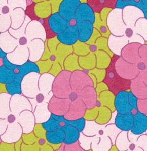 Blossom Swirl by Melissa White in Vibrant - 1 yard