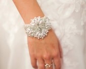 Celina - Bridal Bracelet - Statement Jewelry - Bridal Accessories - Jewelry - Bridal Cuff Bracelet - Bridesmaid Gifts