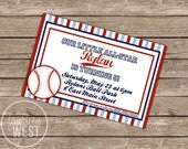 Baseball Birthday Invitation (Printable Digital File) Il_170x135