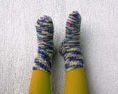 Hand Knit Children Socks.