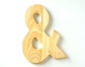 Unfinished Wood Ampersand (12" tall) - Ready to Decorate Blank Ampersand, Home Decor, and more