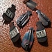 Booze Bottle, Poison and Cleaver Hat Pins