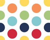 Large Dots in Rainbow by Riley Blake Designs - 1/2 Yard