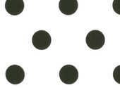 Moda Dottie Dot - Black Dots on White - 1/2 Yard