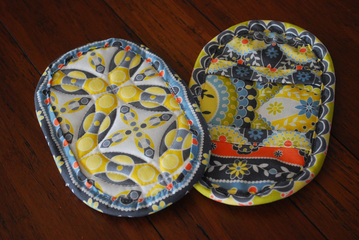 quilted mini microwave pot holders