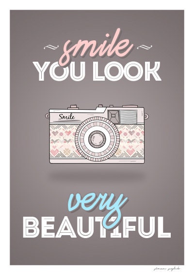 Camera Retro Poster, size A3