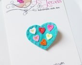 Aqua HEART OF HEARTS Girls Clippie