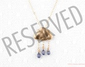 Reserved for Laura Garner  "Purple Rain" 14kt gold filled