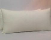 Pillow - 2 Faux Down pillow inserts size 10 inch x 16 inch