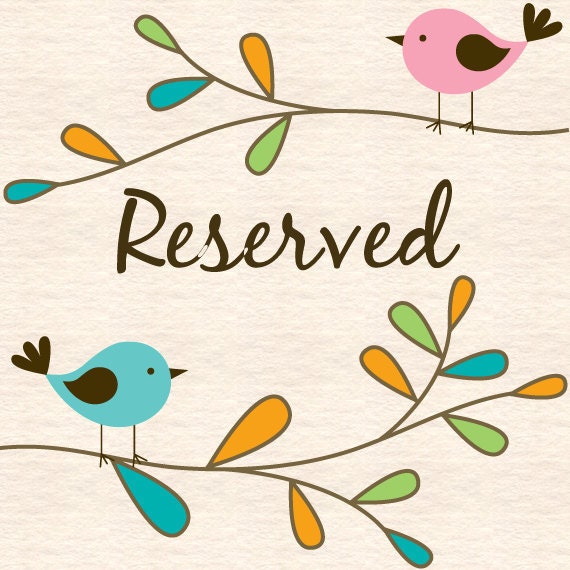 Reserved Listing for Melinda Olivo