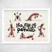 The Life of a Pencil - A3 Art Print - wall art, wall decor, risograph print, kids art, children art