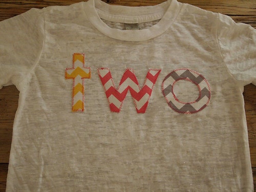yellow hot pink and grey chevron rainbow Birthday Tee Organic Shirt Blend first birthday second Girls birthday shirt