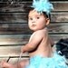 Tiffany Turquoise Blue Feather Diaper Cover Bloomers & Matching Headband Fabulous Easter, Spring, Summer, New Baby PHOTO SESSION PROP