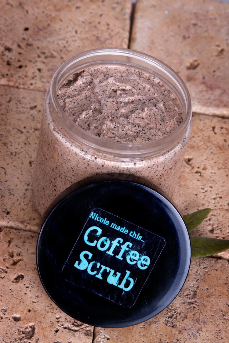 All Natural Creamy Coffee Luxury Exfoliating Scrub for Facials or Body Treatments - Handcrafted Fresh to Order