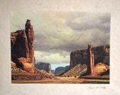 Vintage Photo Print - Canyon de Chelly by Standard Oil Company Desert Art