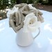 Burlap Bouquet Burlap Wedding 7 Stemmed Burlap Flowers Rustic Wedding Floral Arrangement