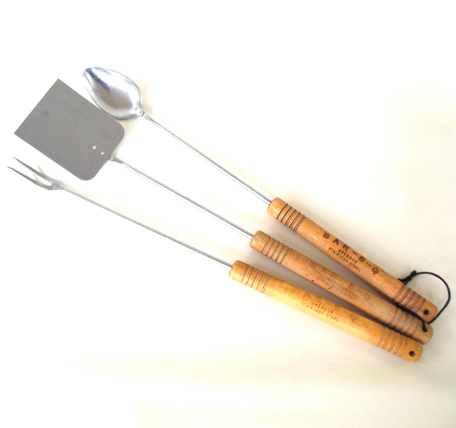 Vintage Androck Barbecue Grill Tool Utensil Set BBQ