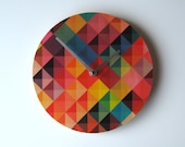 Objectify Grid2 Wall Clock - Medium Size
