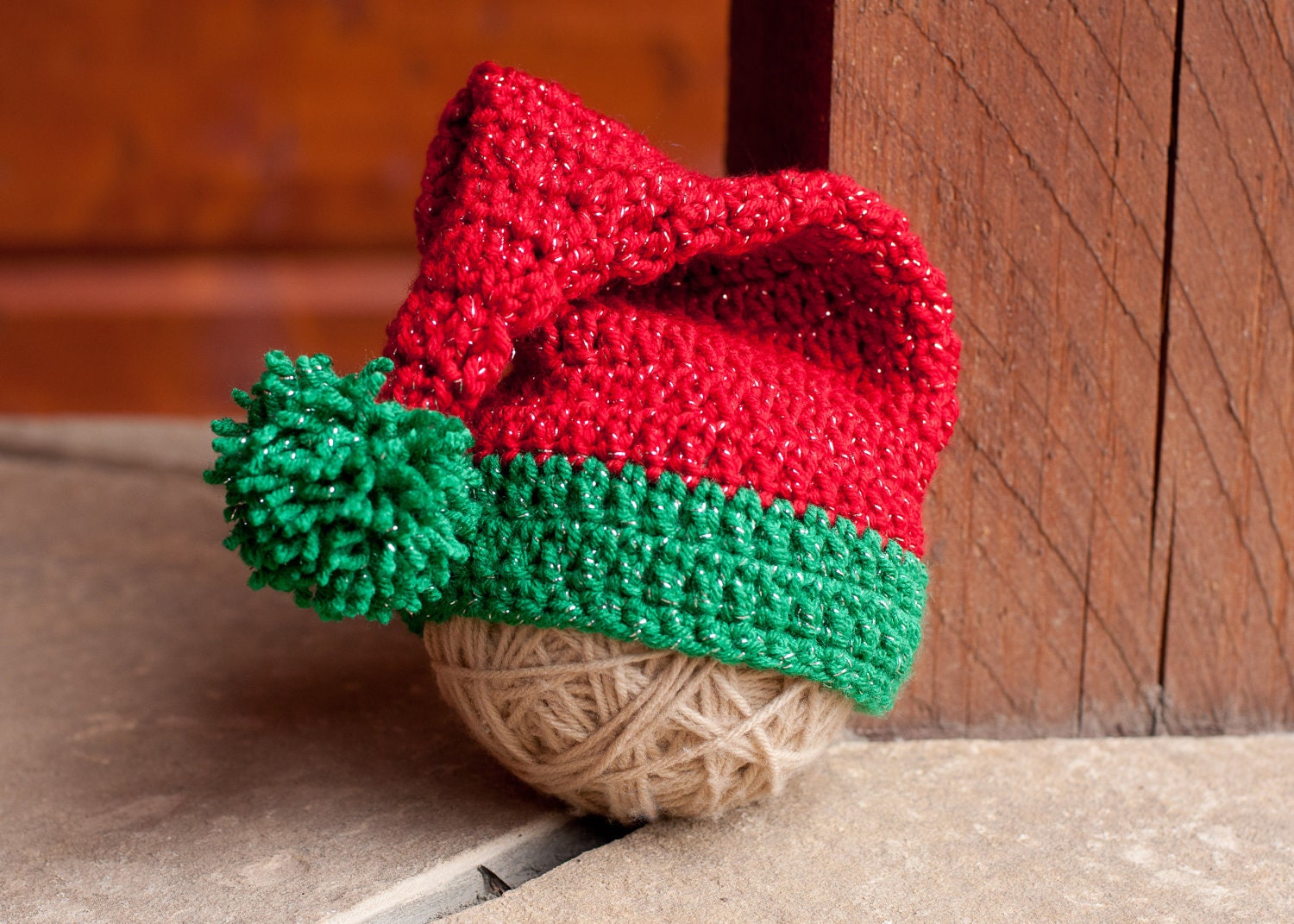 CROCHET PATTERN - Santa/Elf Hat