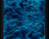 12x12  Print: Turquoise Blue Green Abstract