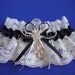 Lace Garter, Navy blue Garter, Wedding garter