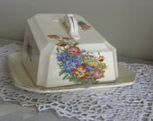 English vintage cheese board and cover, from the 60's