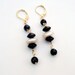 Pearl Earrings Black Onyx Jewelry Pearl Gold Jewellery Gemstone Freshwater Pearls Wire Wrapped White Yellow Gold Filled Earrings ER-189