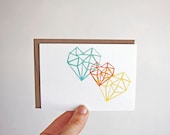 Crystal Hearts stationery, 4bar