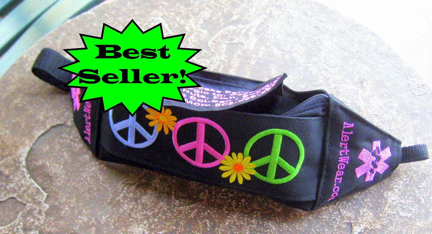 Custom Epi-Pen Fanny Pack / Case with Personalized Interior