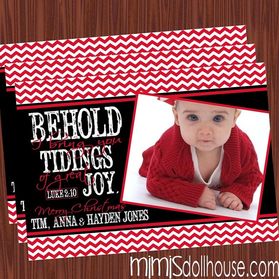 Religious Christmas Cards- Photo Cards-Holiday Cards Printable JPEG Il_570xn