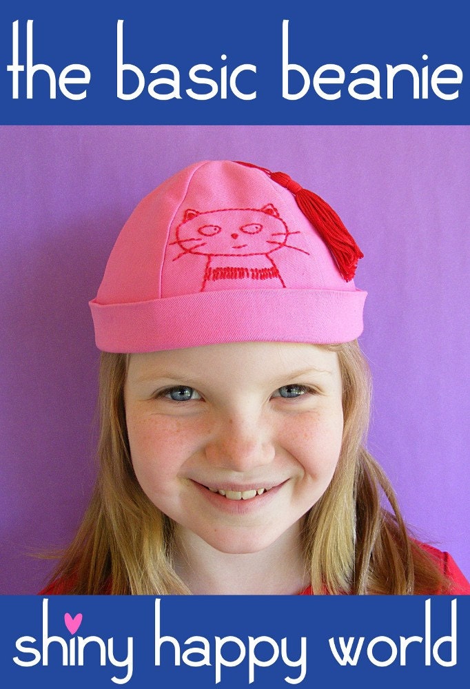 The Basic Beanie sewing pattern PDF