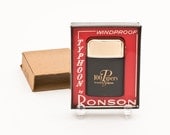 Vintage Ronson Typhoon Seagrams Advertising Lighter New In Box